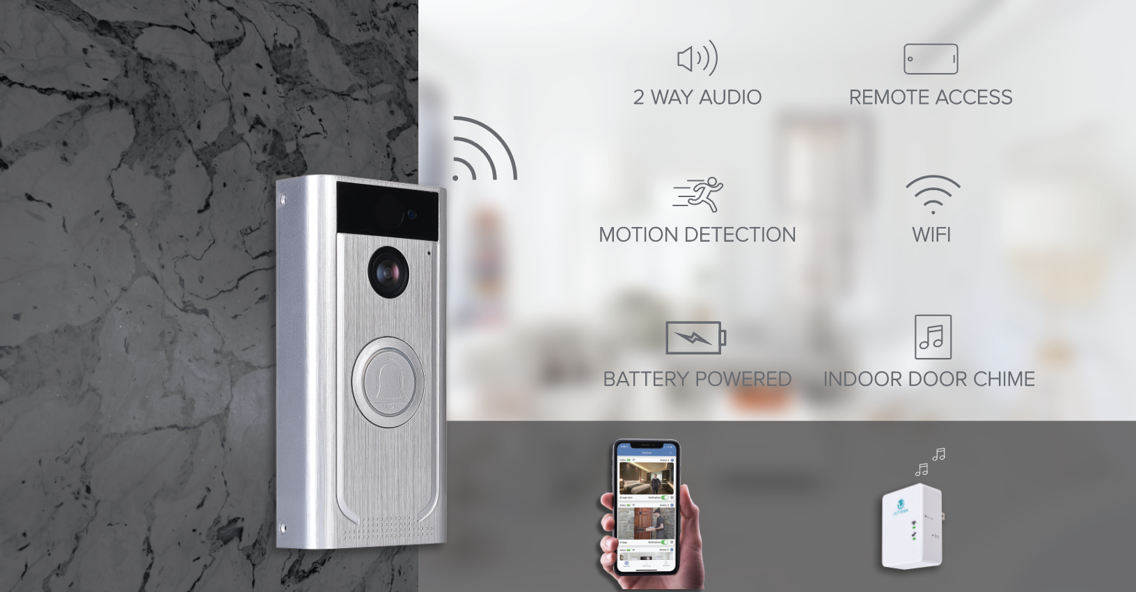 Wireless Doorbell with App