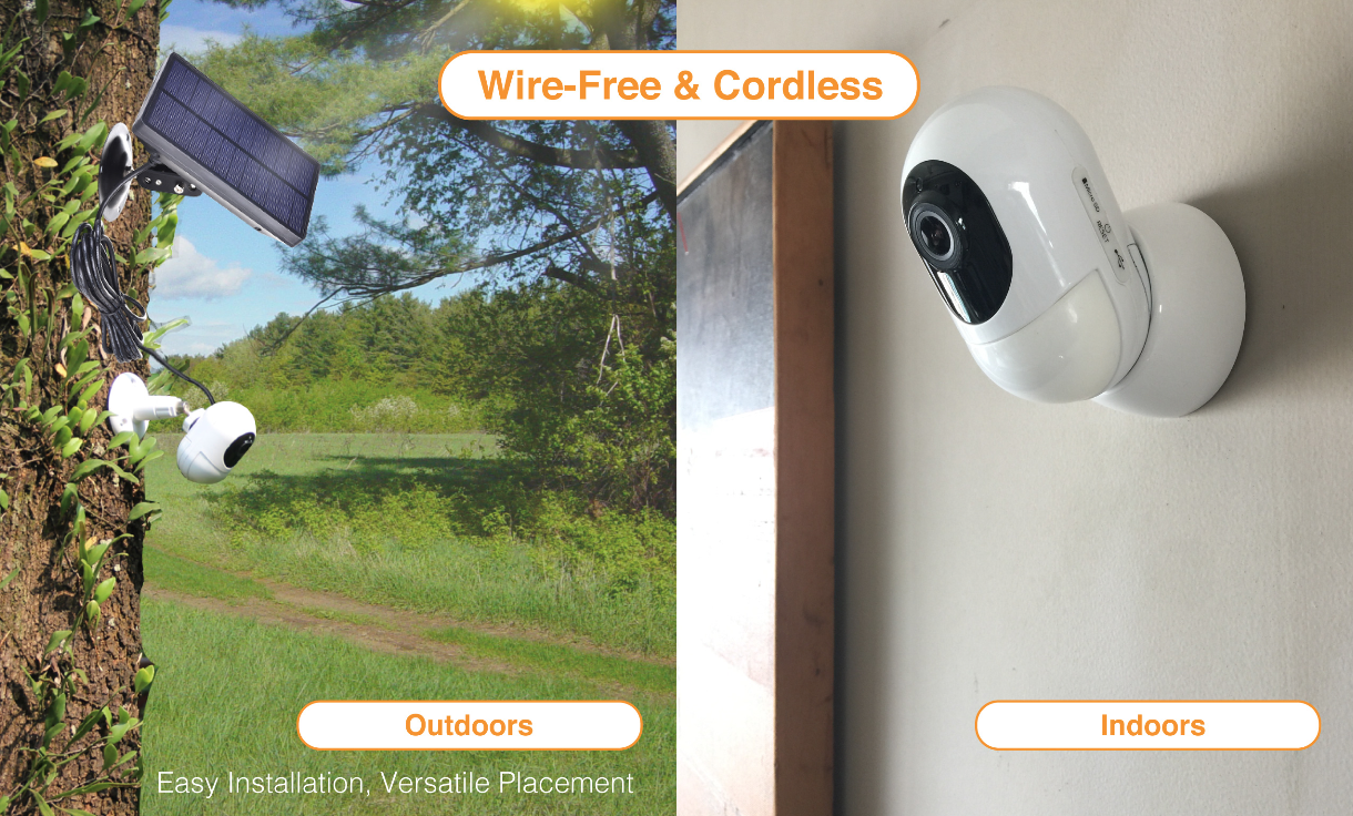 Cordless Security Camera Battery Powered