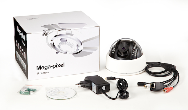 Professional Dome IP Camera Galaxy. Upto 2MP, 1080P, Full HD, Packaging